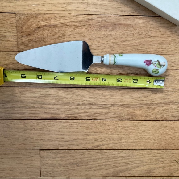 Vintage Georges Briard Pastry Pie Cake Server Victorian Garden - Picture 8 of 8